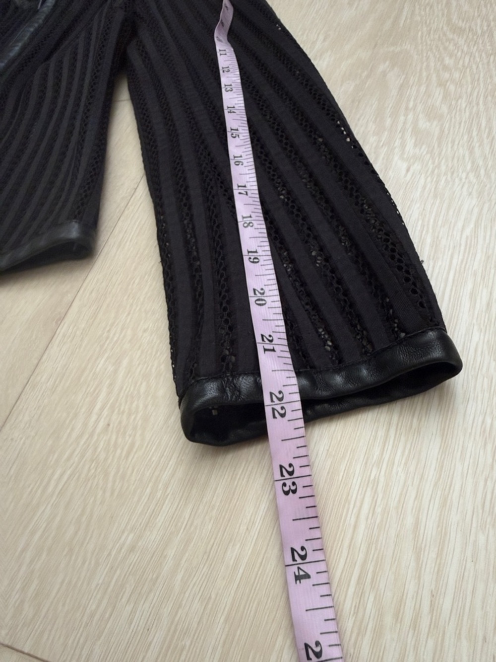 Ralph Lauren Black Label Black Perforated Zip Jacket - Picture 7 of 9